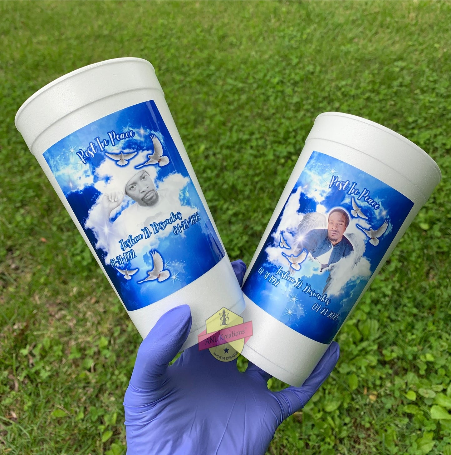 Custom Foam Cups, Plastic Cups with and without lids.