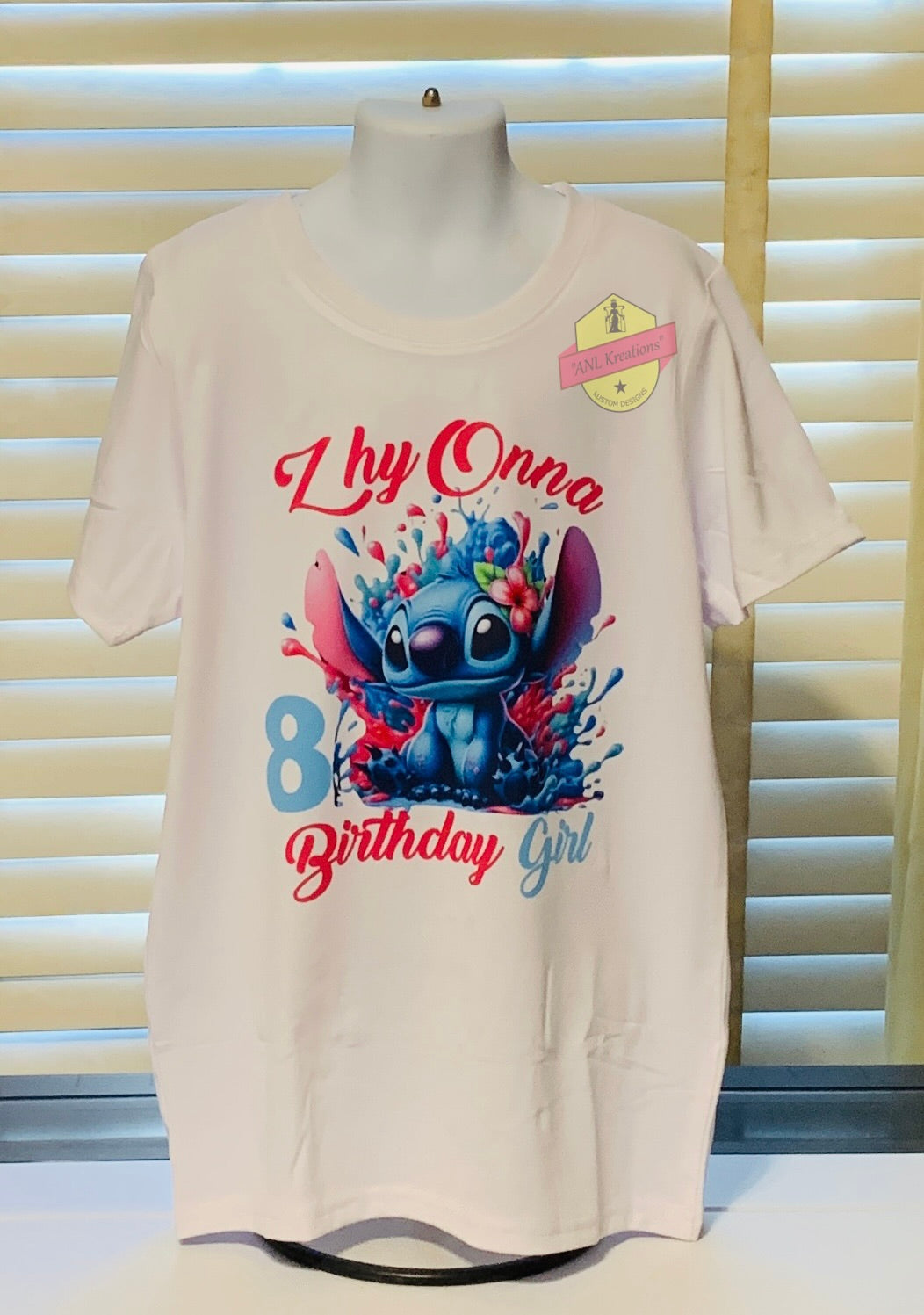 Children/kids Custom Middle/ Center Print Image Shirts