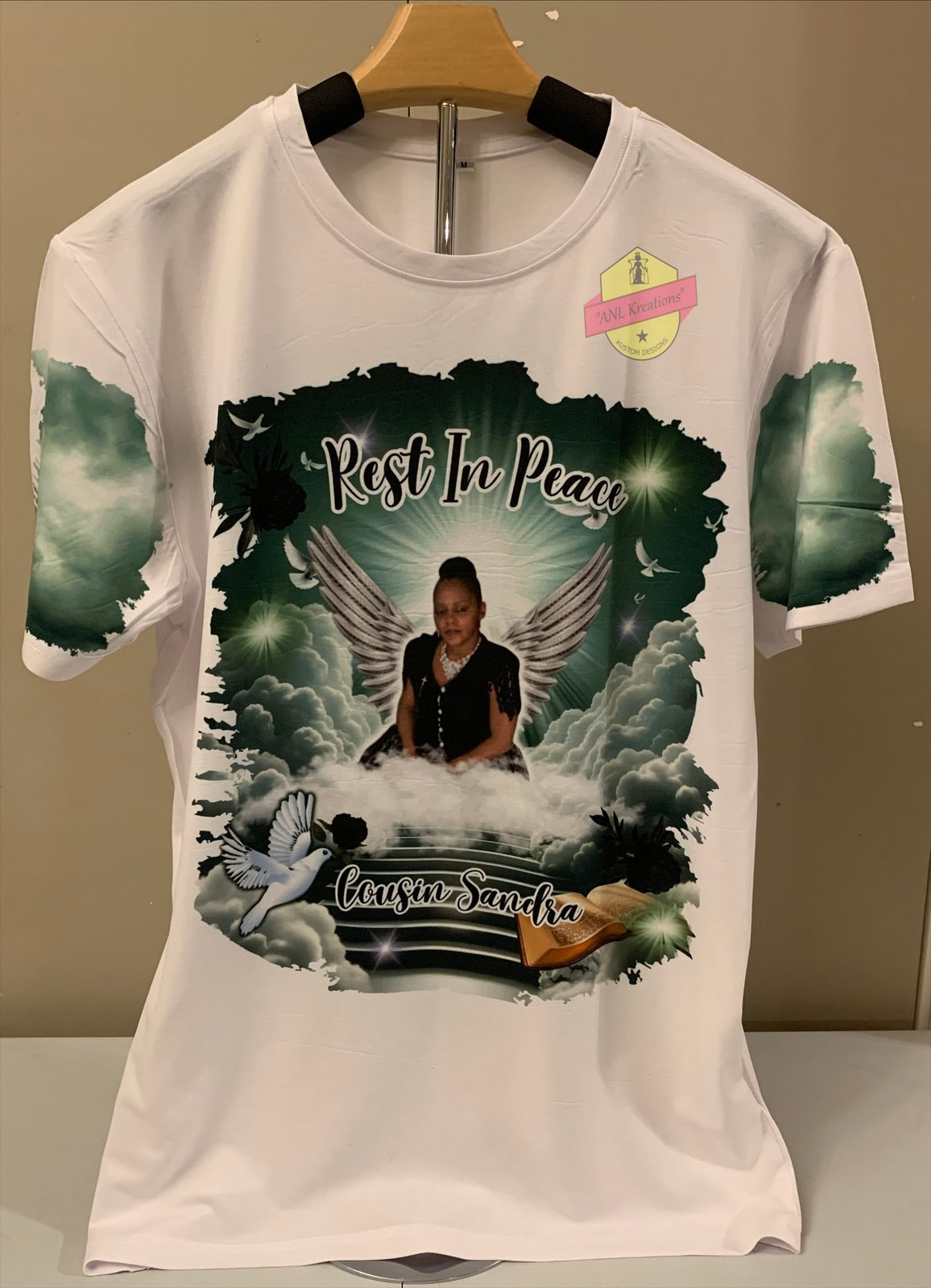 Adult Custom Middle Image 3D T-Shirt