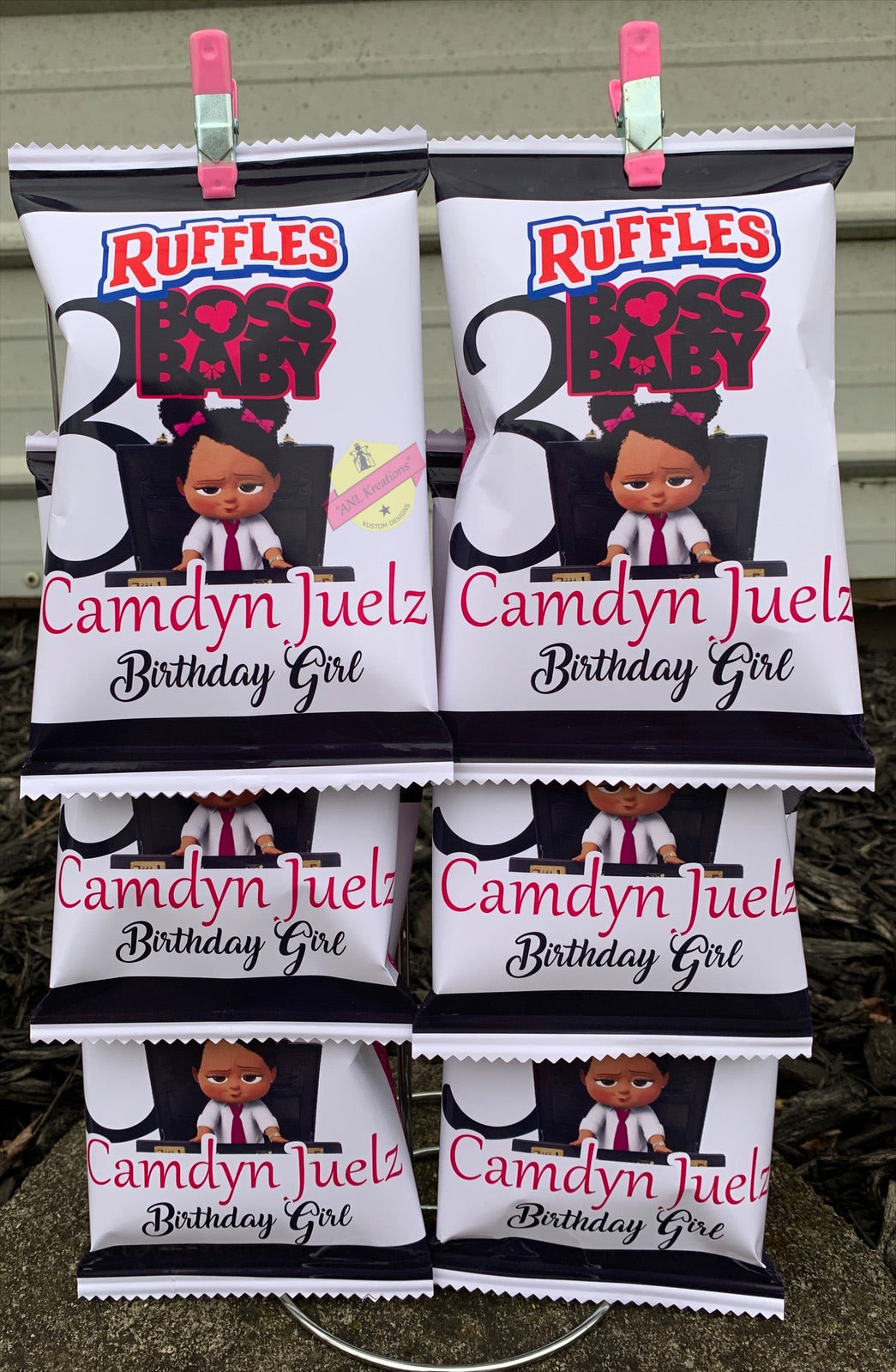 Custom Party Favors, Chip Bags, Treat Bags, Water Bottles, Candy Bars, Boxed Candies, Capri Suns, Kool Aid Jammers, Pringles, Foam Cups, Plastic Cups, Gabel Party Boxes, Clear Plastic Plates, Color/ Activity Books