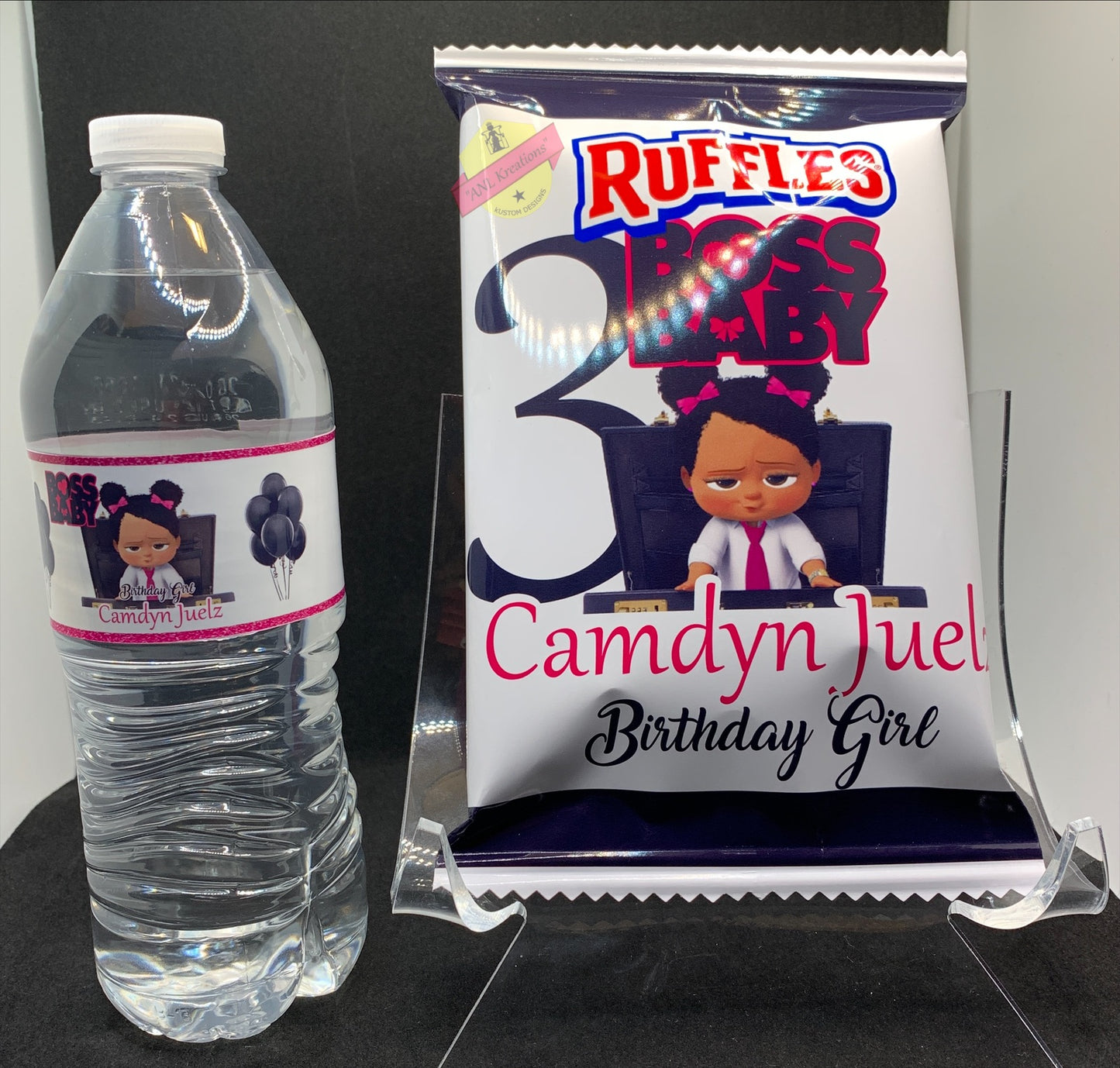 Custom Party Favors, Chip Bags, Treat Bags, Water Bottles, Candy Bars, Boxed Candies, Capri Suns, Kool Aid Jammers, Pringles, Foam Cups, Plastic Cups, Gabel Party Boxes, Clear Plastic Plates, Color/ Activity Books