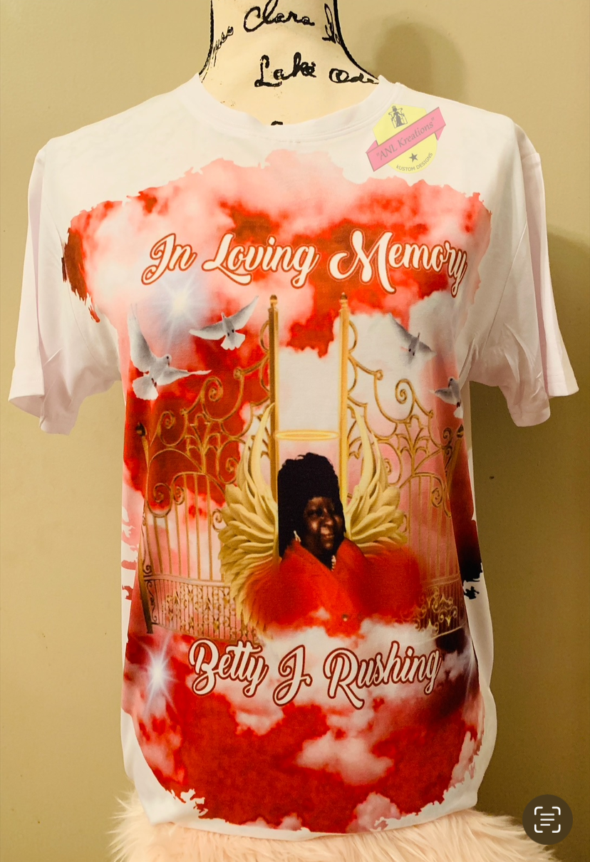 Adult Custom Middle Image 3D T-Shirt