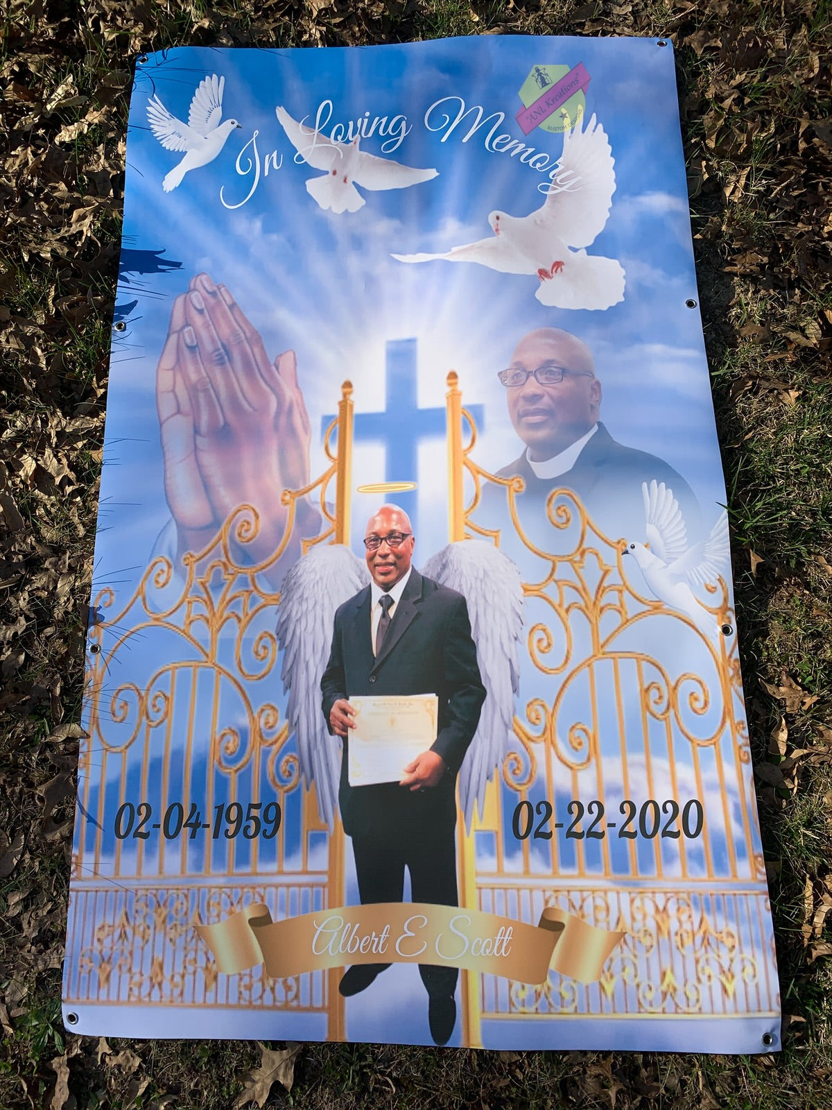 Custom Grave Blanket