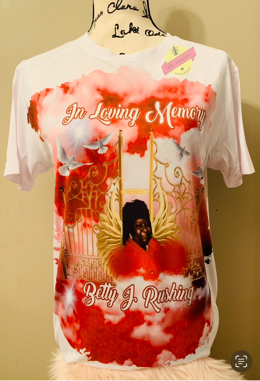 Adult Custom Middle Image 3D T-Shirt