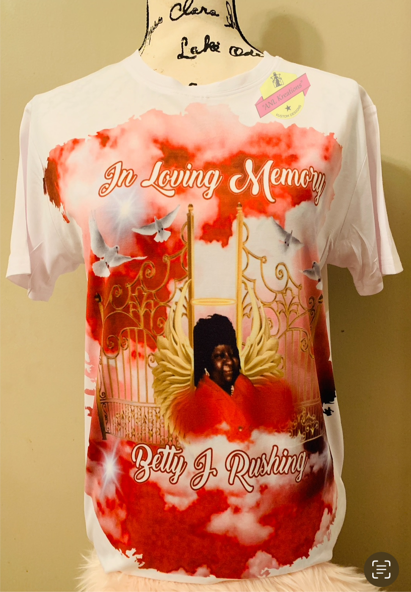 Adult Custom Middle Image 3D T-Shirt