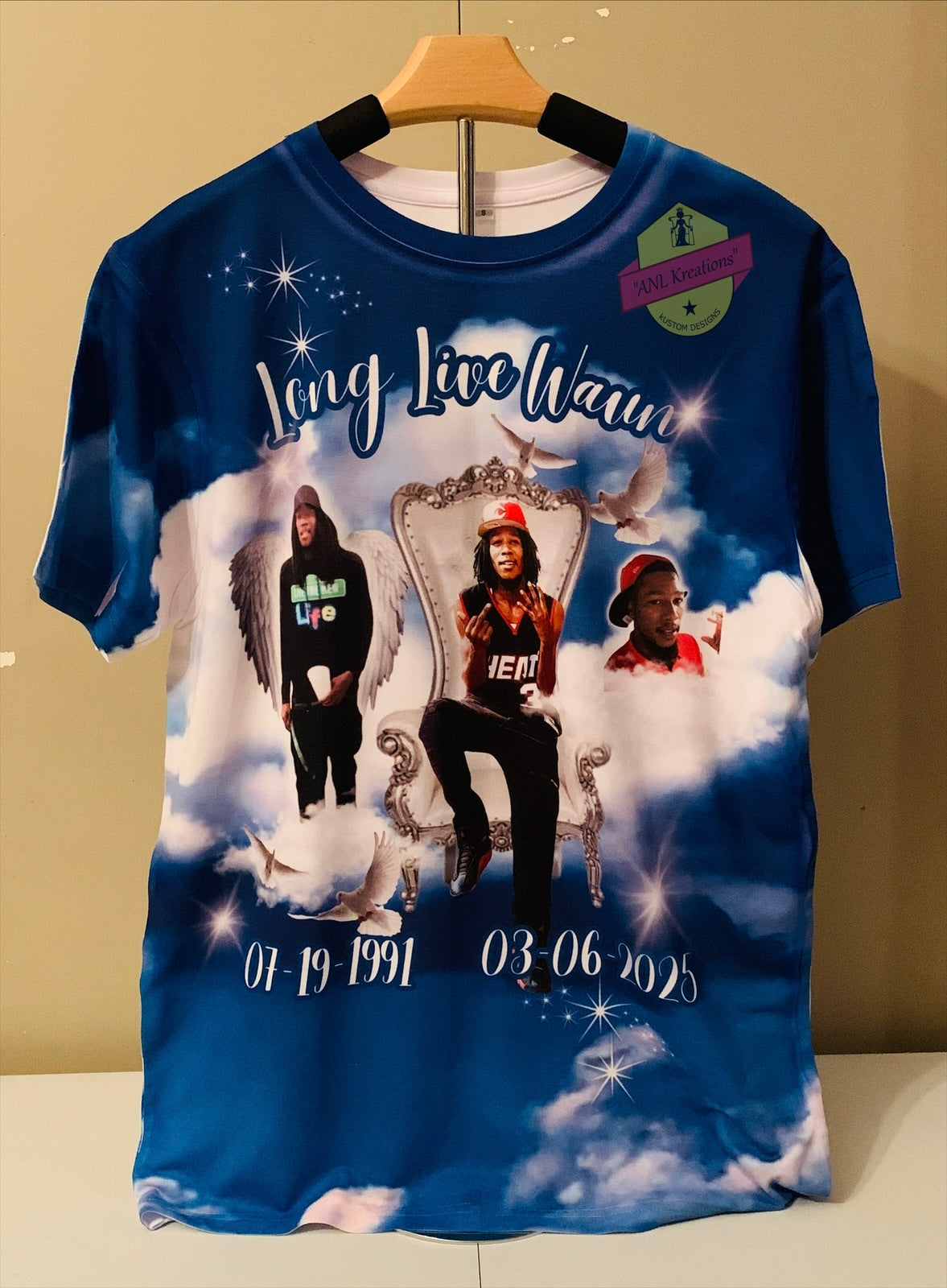 Adult Custom All Over 3-D Shirts