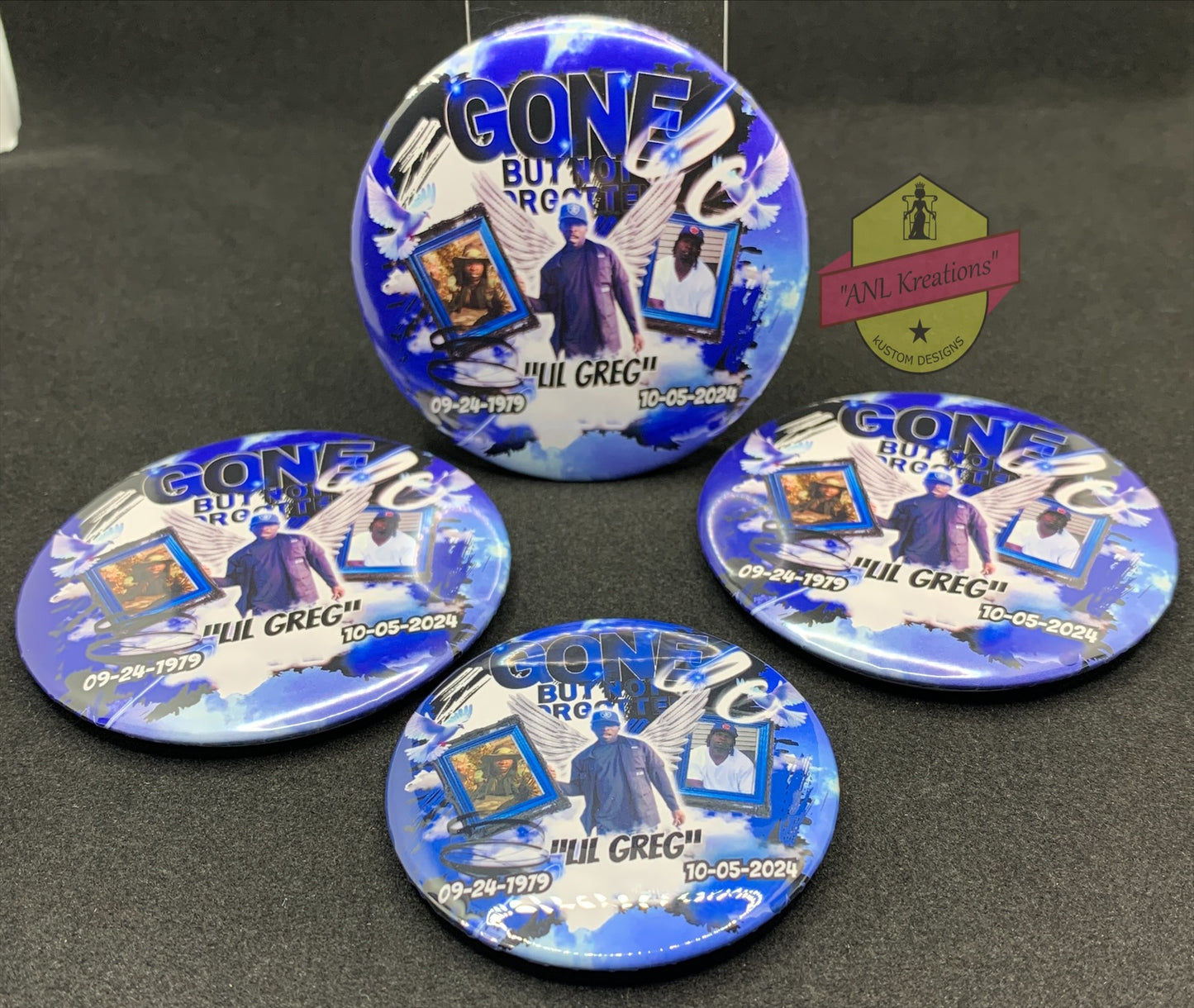 Custom Buttons, Personalized Photo Buttons, Picture Buttons, Picture Pins, Photo Pins