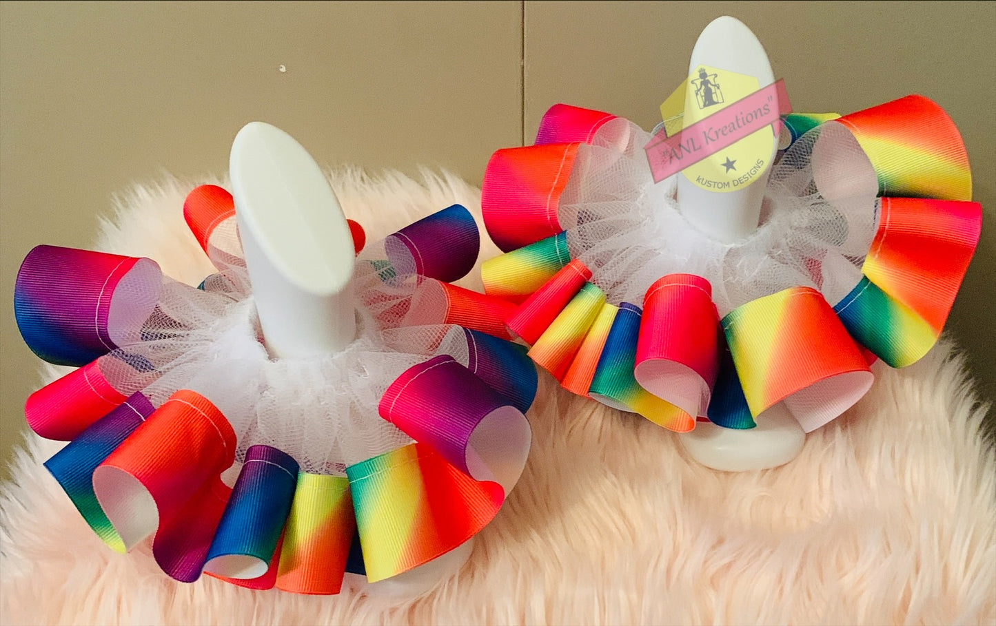 Custom Ruffle Socks, Custom Tu-Tu Sock, Ribbon Socks, Custom Anklets.