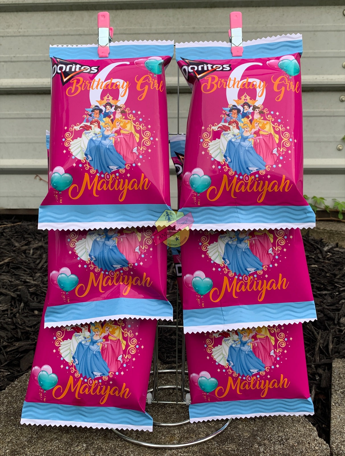 Custom Party Favors, Chip Bags, Treat Bags, Water Bottles, Candy Bars, Boxed Candies, Capri Suns, Kool Aid Jammers, Pringles, Foam Cups, Plastic Cups, Gabel Party Boxes, Clear Plastic Plates, Color/ Activity Books