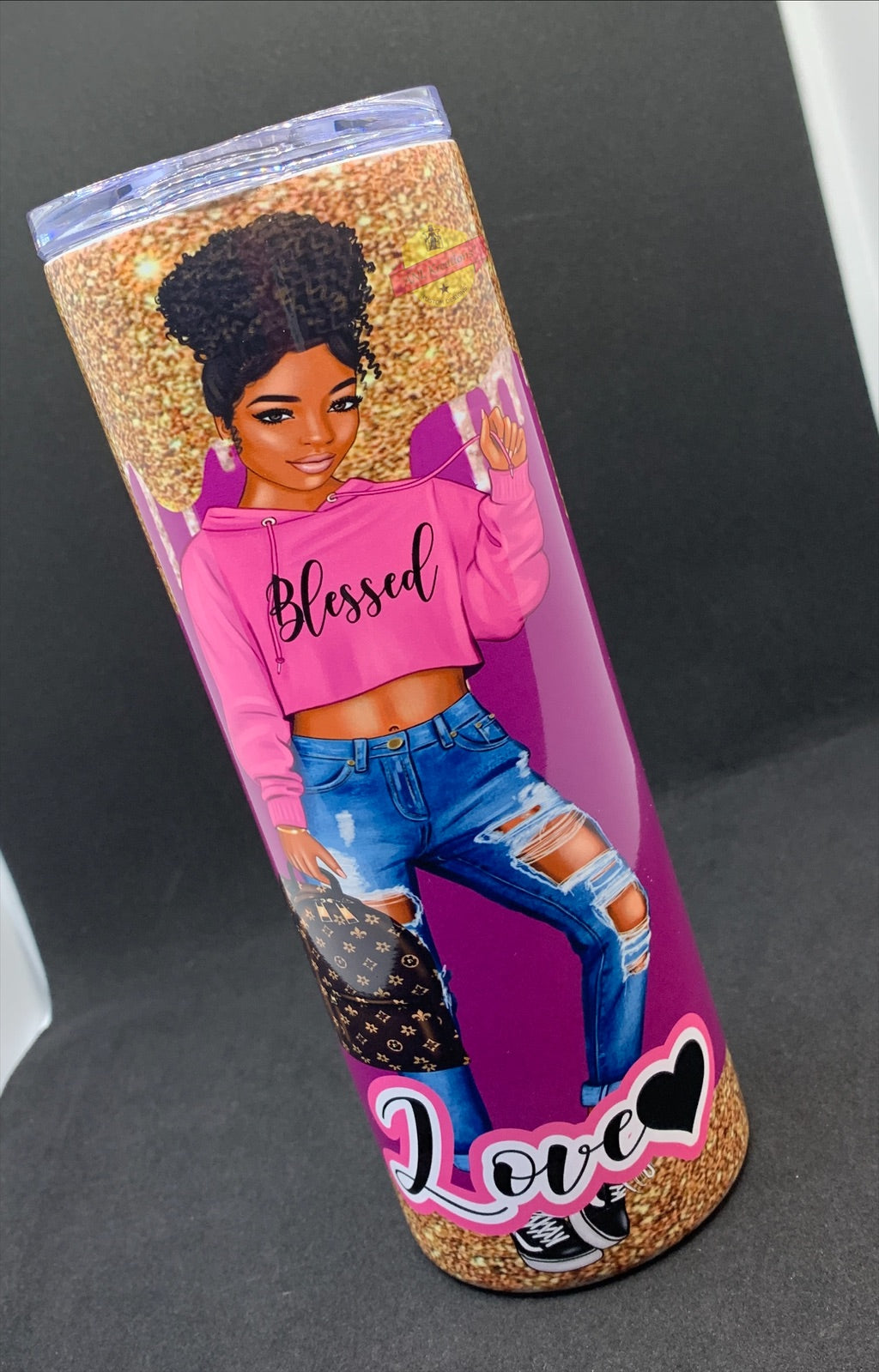 Customized 20oz Blessed Stainless Steel Sublimated Tumbler
