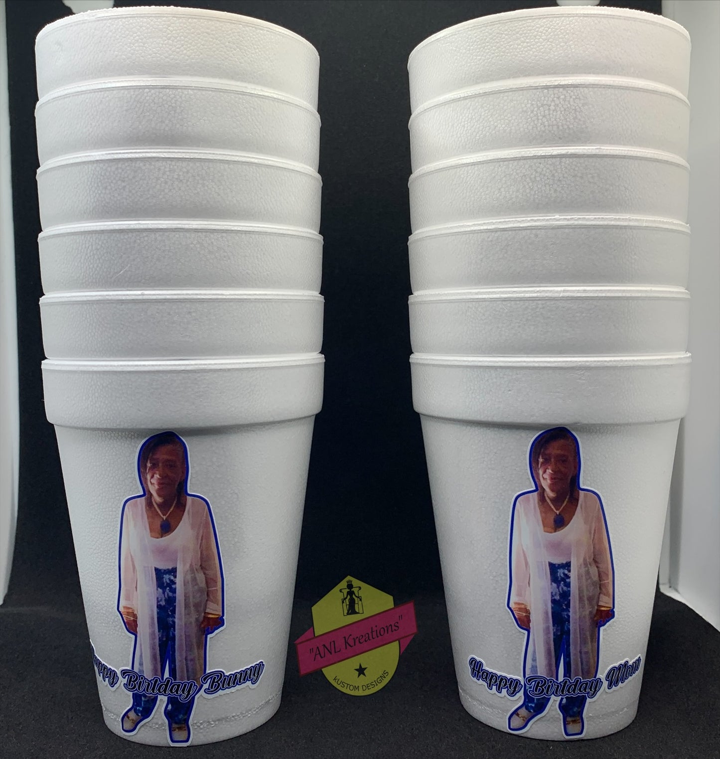 Custom Foam Cups, Plastic Cups with and without lids.