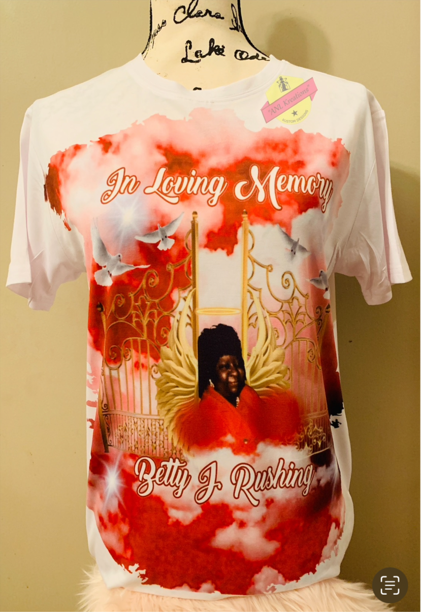 Adult Custom Middle Image 3D T-Shirt