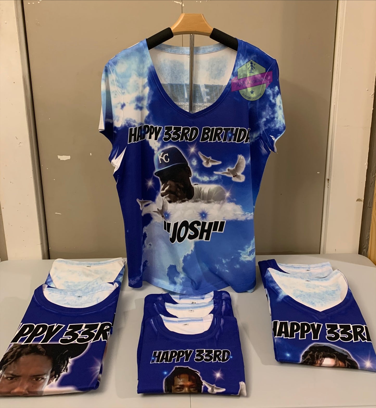 Adult Custom All Over 3-D Shirts