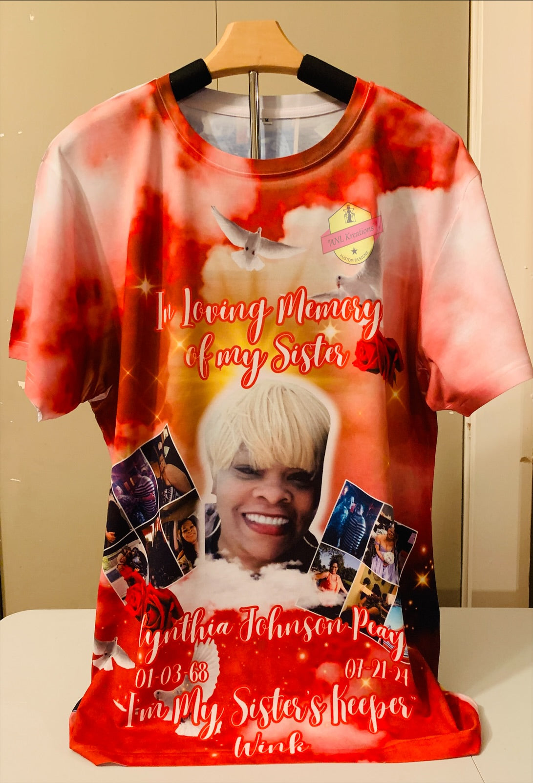 Adult Custom All Over 3-D Shirts