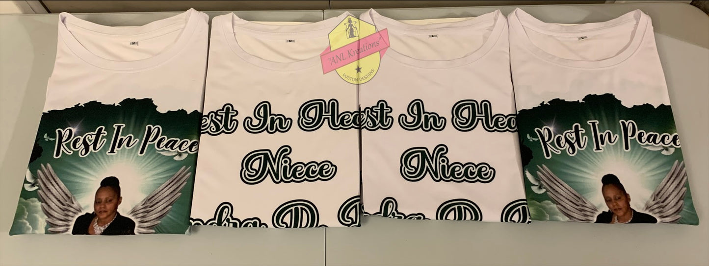 Adult Custom Middle Image 3D T-Shirt