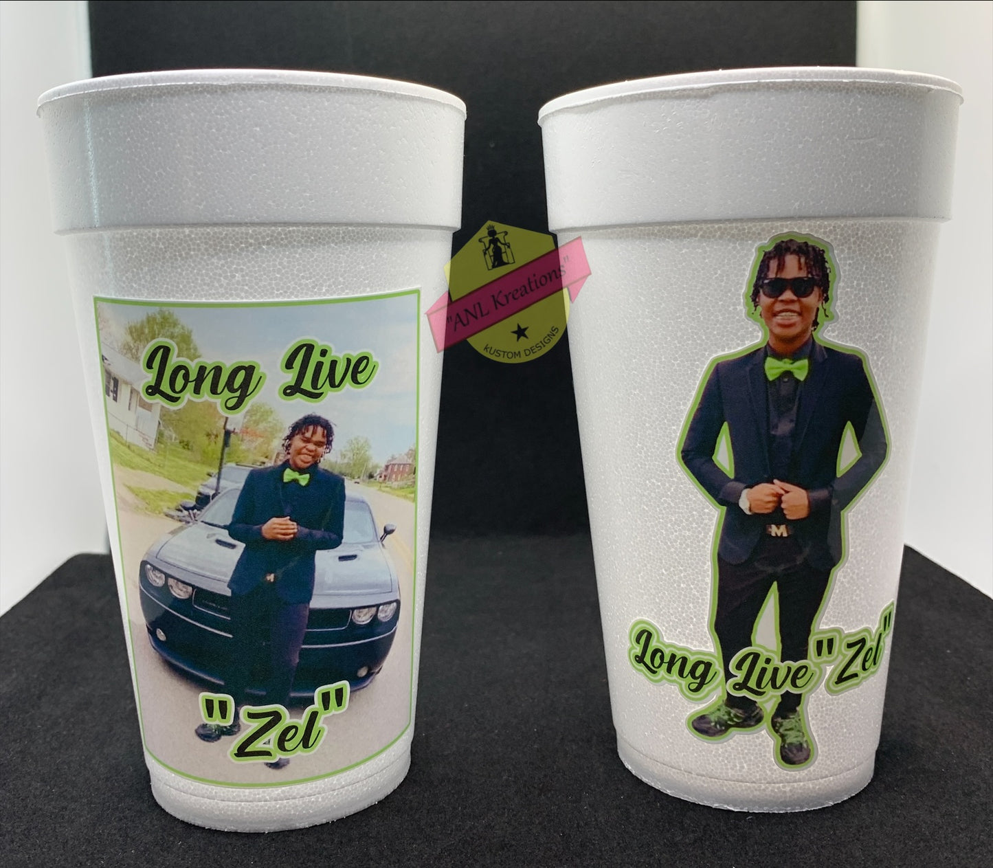 Custom Foam Cups, Plastic Cups with and without lids.