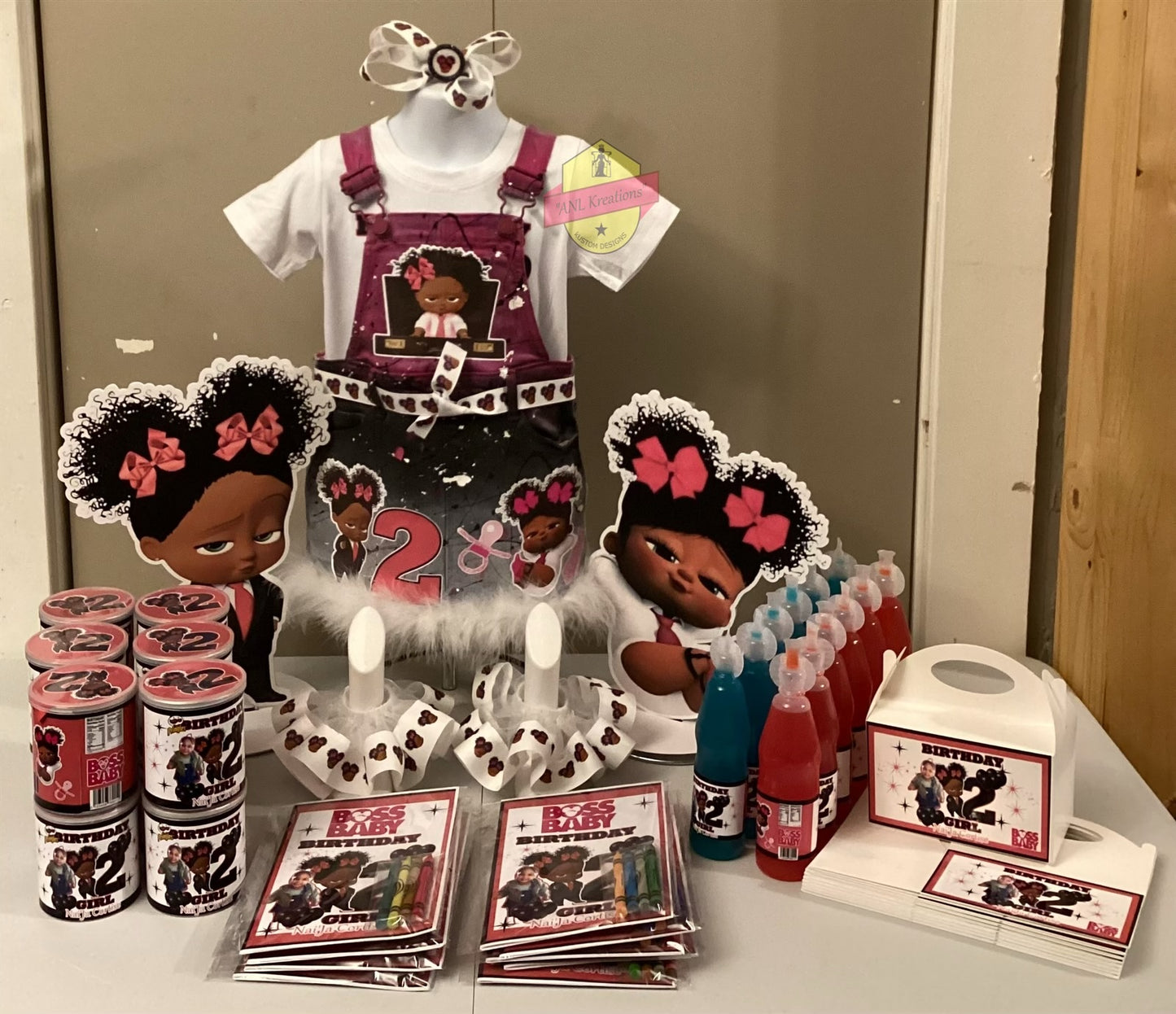 Custom Party Favors, Chip Bags, Treat Bags, Water Bottles, Candy Bars, Boxed Candies, Capri Suns, Kool Aid Jammers, Pringles, Foam Cups, Plastic Cups, Gabel Party Boxes, Clear Plastic Plates, Color/ Activity Books