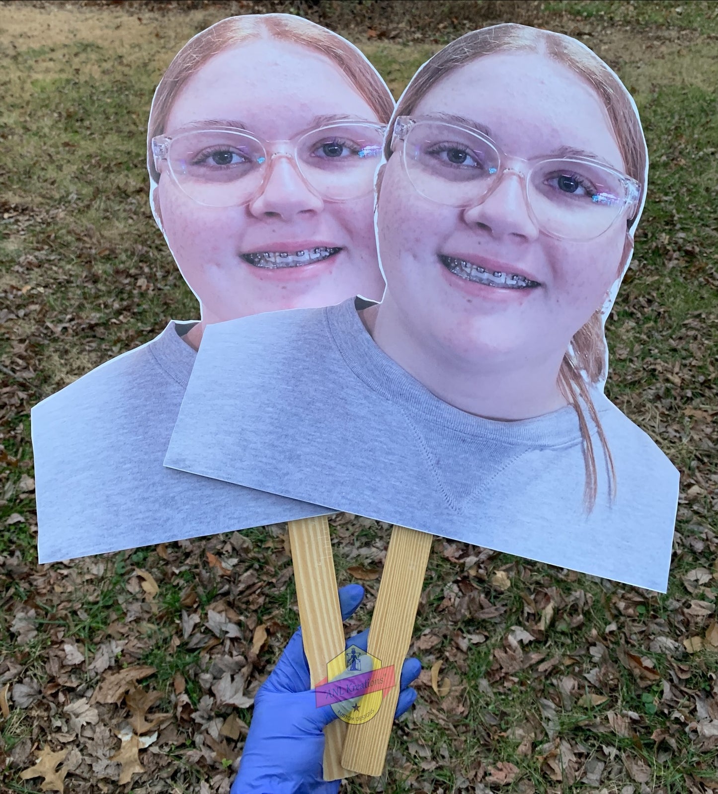Custom Big Head Fan. Custom Fat Head