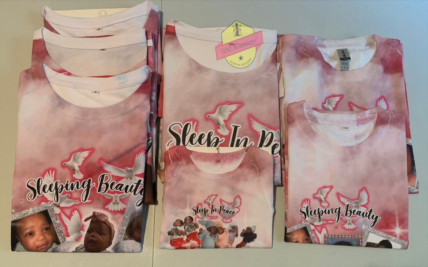 Adult Custom All Over 3-D Shirts