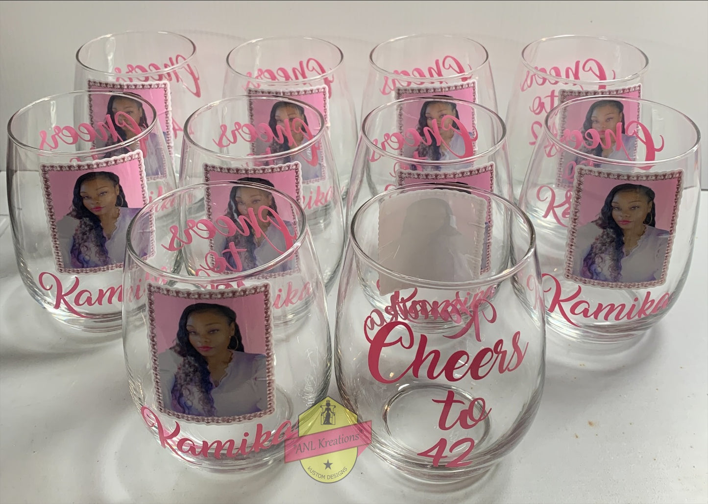 Custom Wine Glass Set, Wine Glass,Champagne Glass, Shot Glass.
