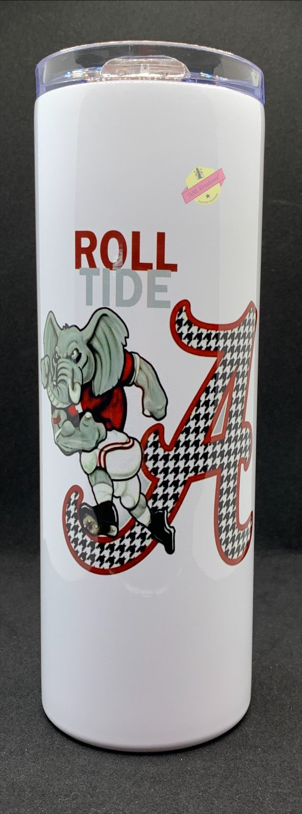 Customized 20oz College/School Skinny Stainless Steel Sublimated Tumbler