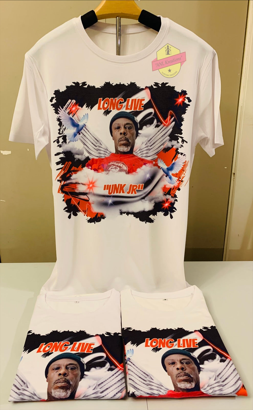 Adult Custom Middle Image 3D T-Shirt