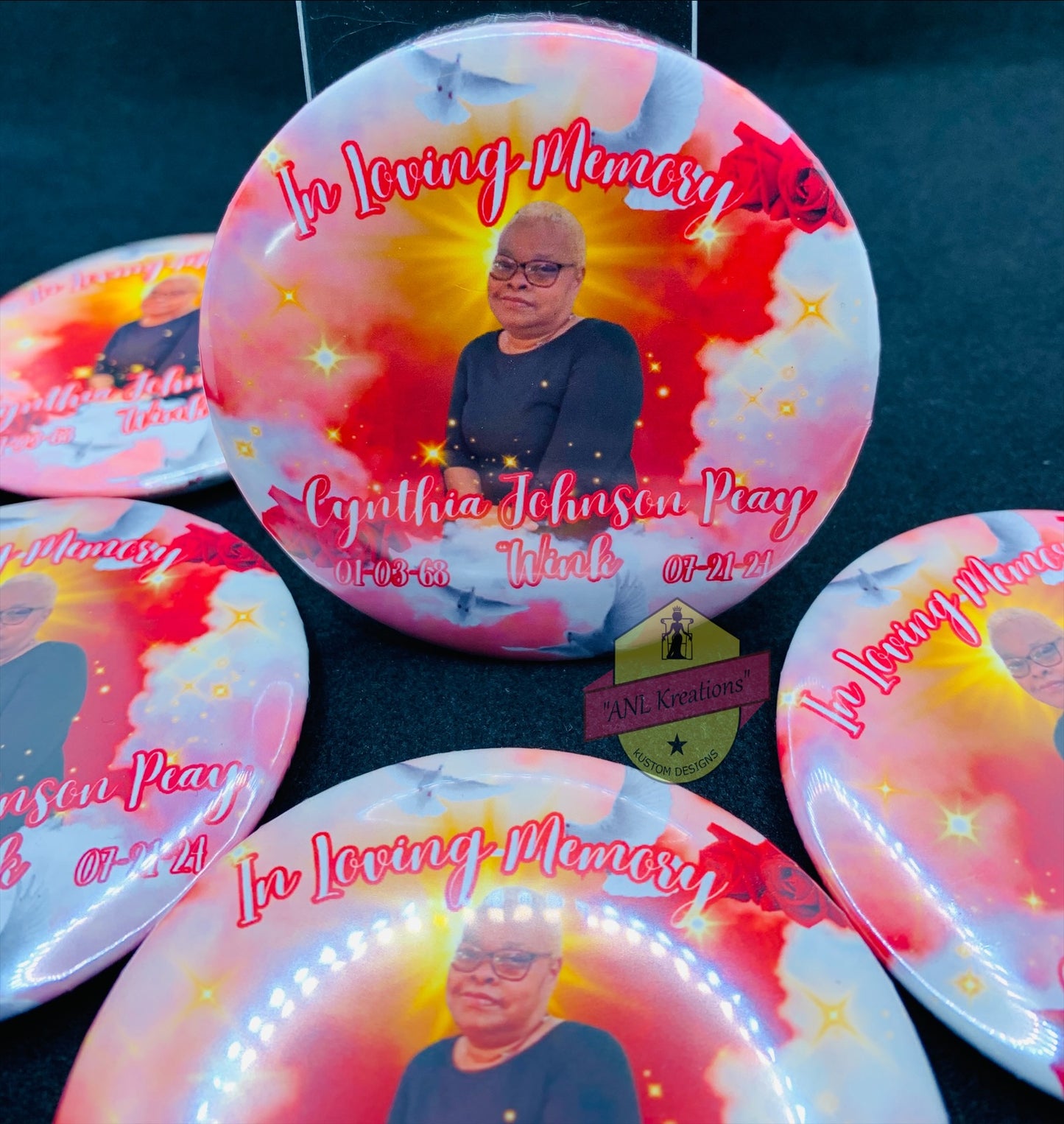 Custom Buttons, Personalized Photo Buttons, Picture Buttons, Picture Pins, Photo Pins
