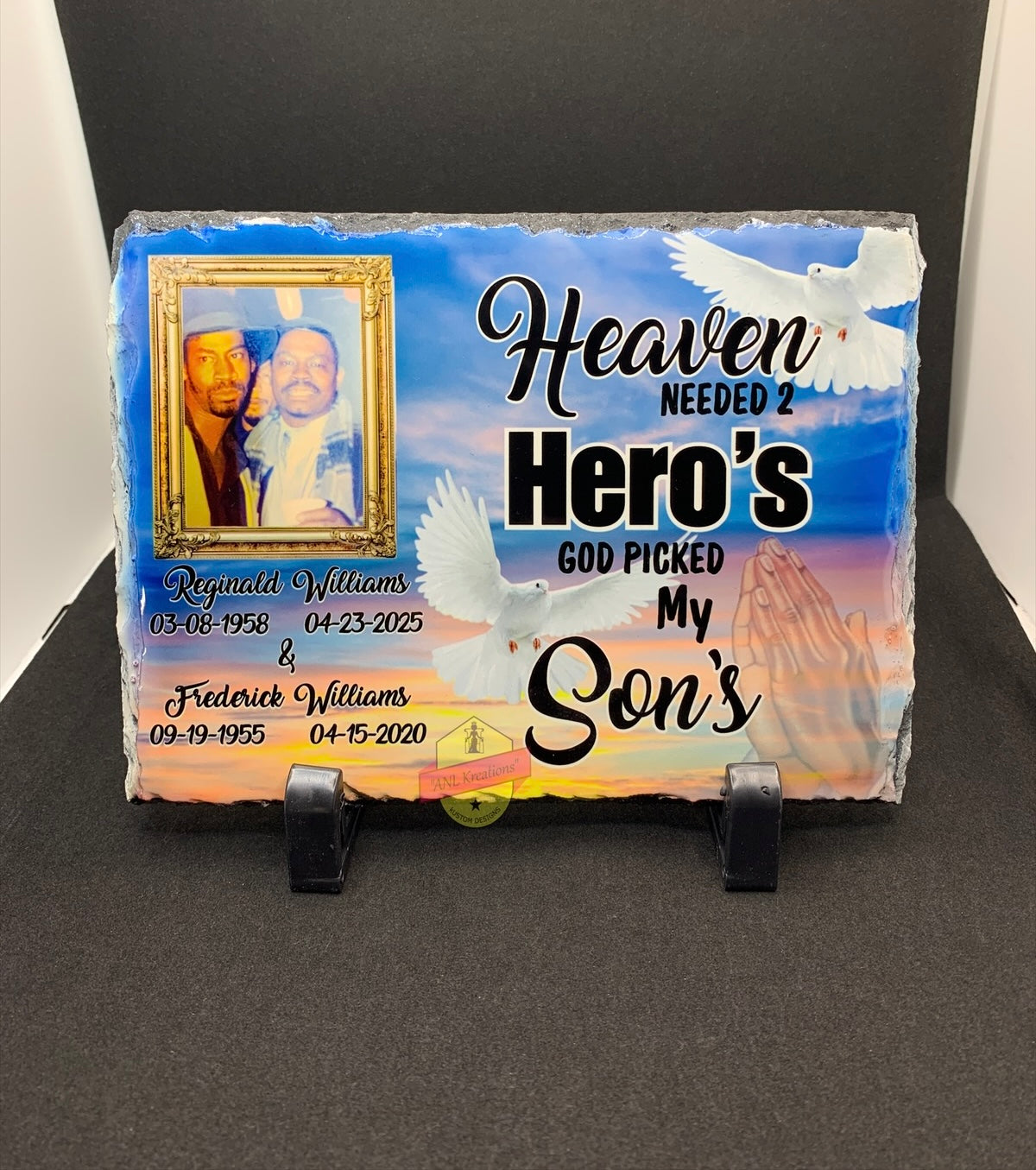 Personalized Memorial Plaques/Slates