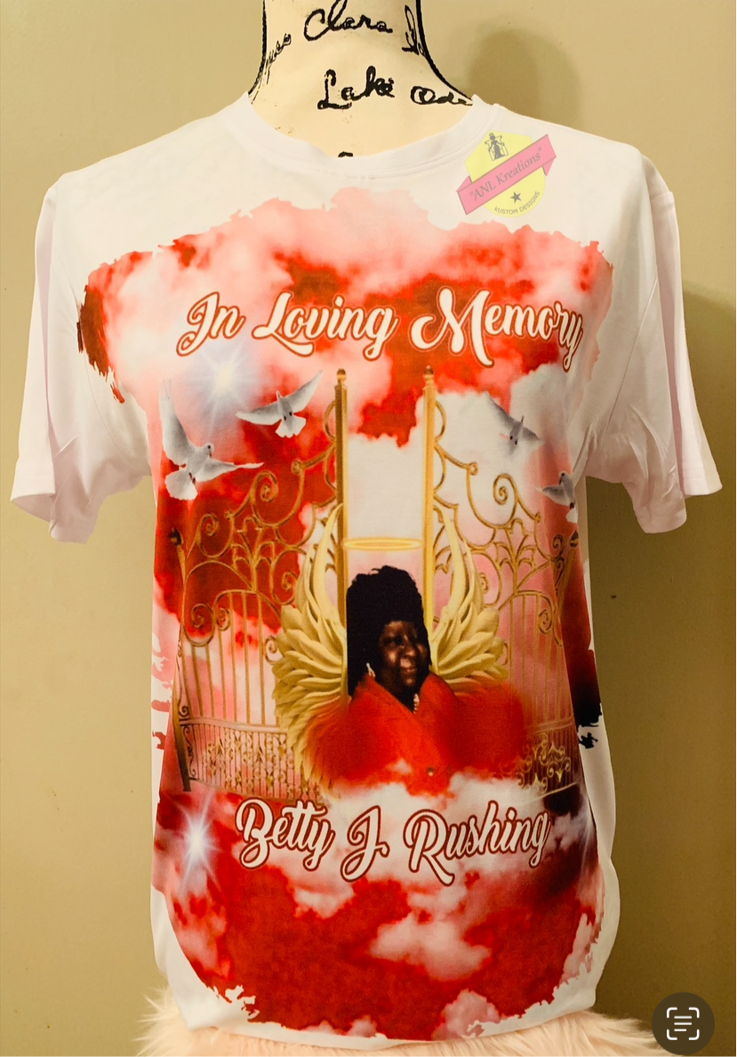 Adult Custom Middle Image 3D T-Shirt