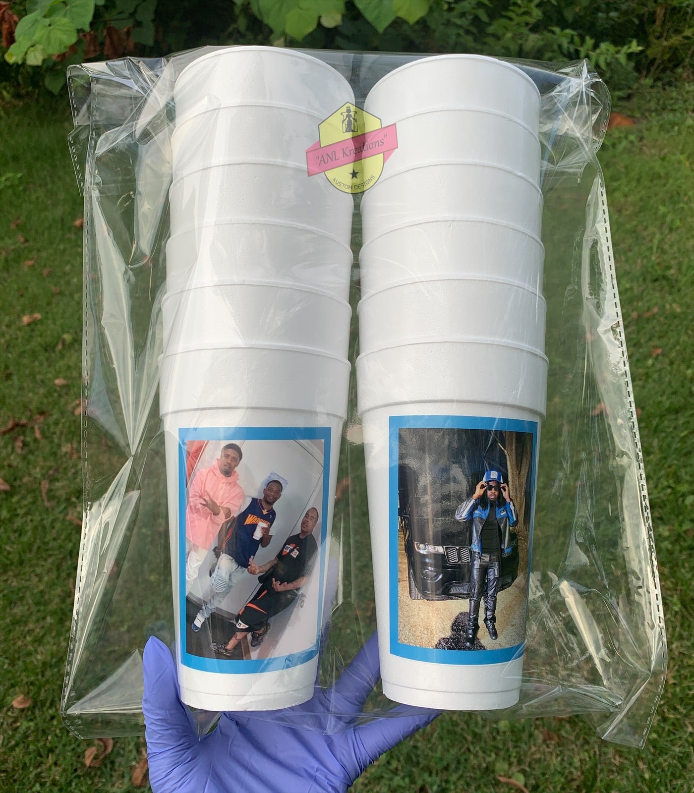 Custom Foam Cups, Plastic Cups with and without lids.