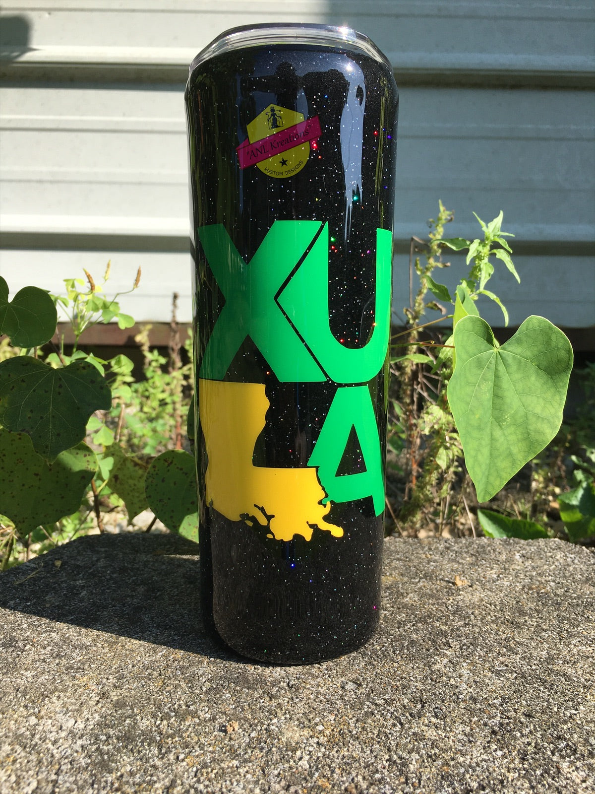 Customized 20oz University/College Skinny Stainless Steel Epoxied Tumbler