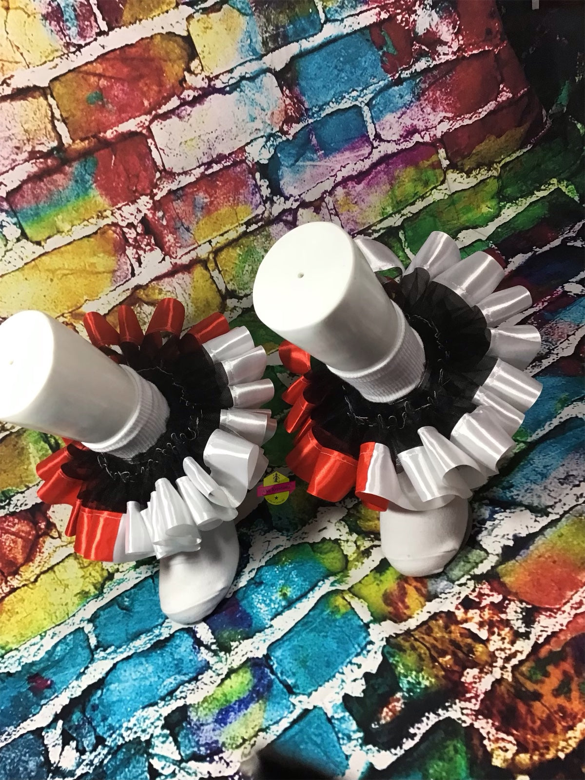 Custom Ruffle Socks, Custom Tu-Tu Sock, Ribbon Socks, Custom Anklets.