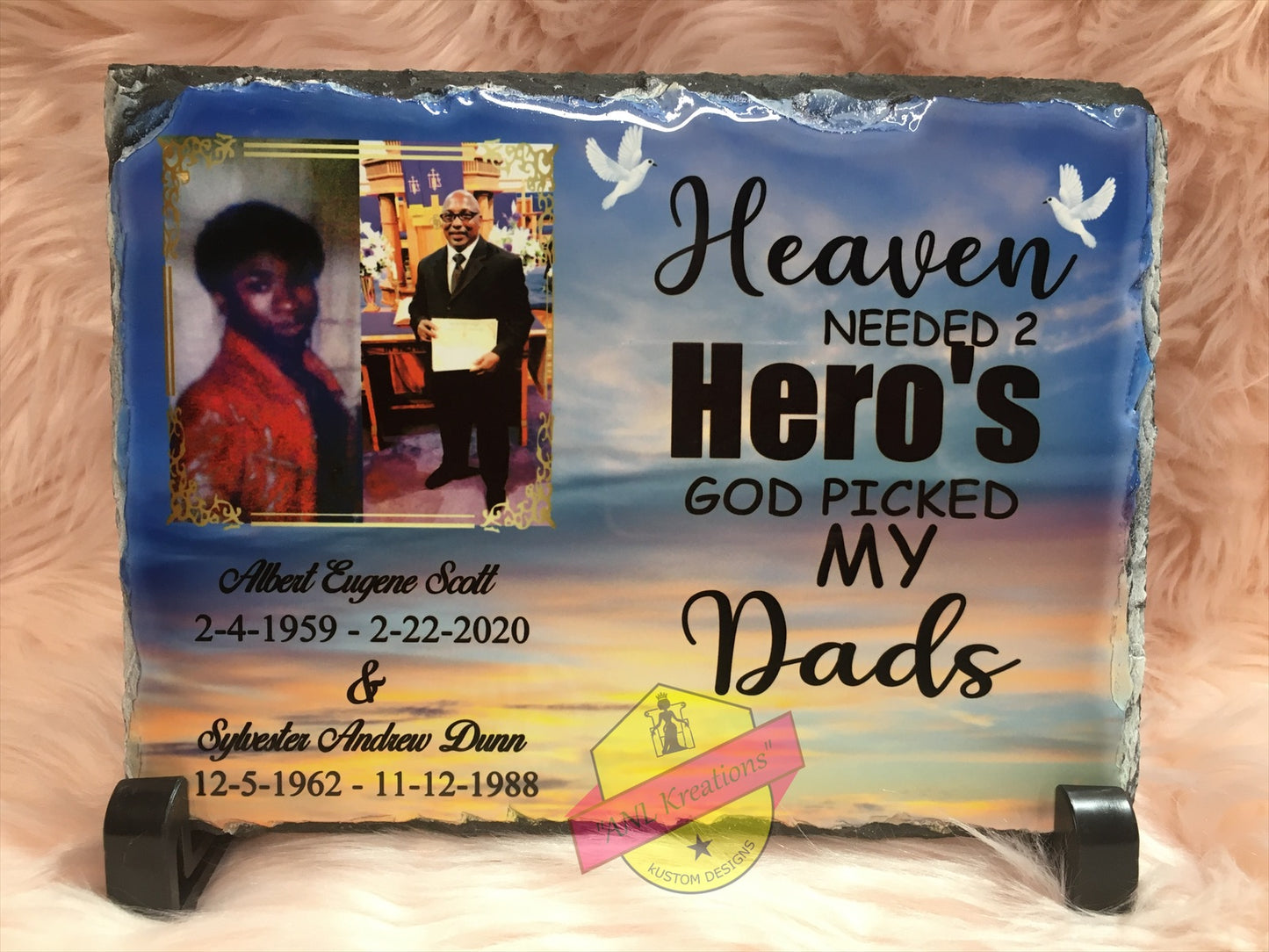 Personalized Memorial Plaques/Slates