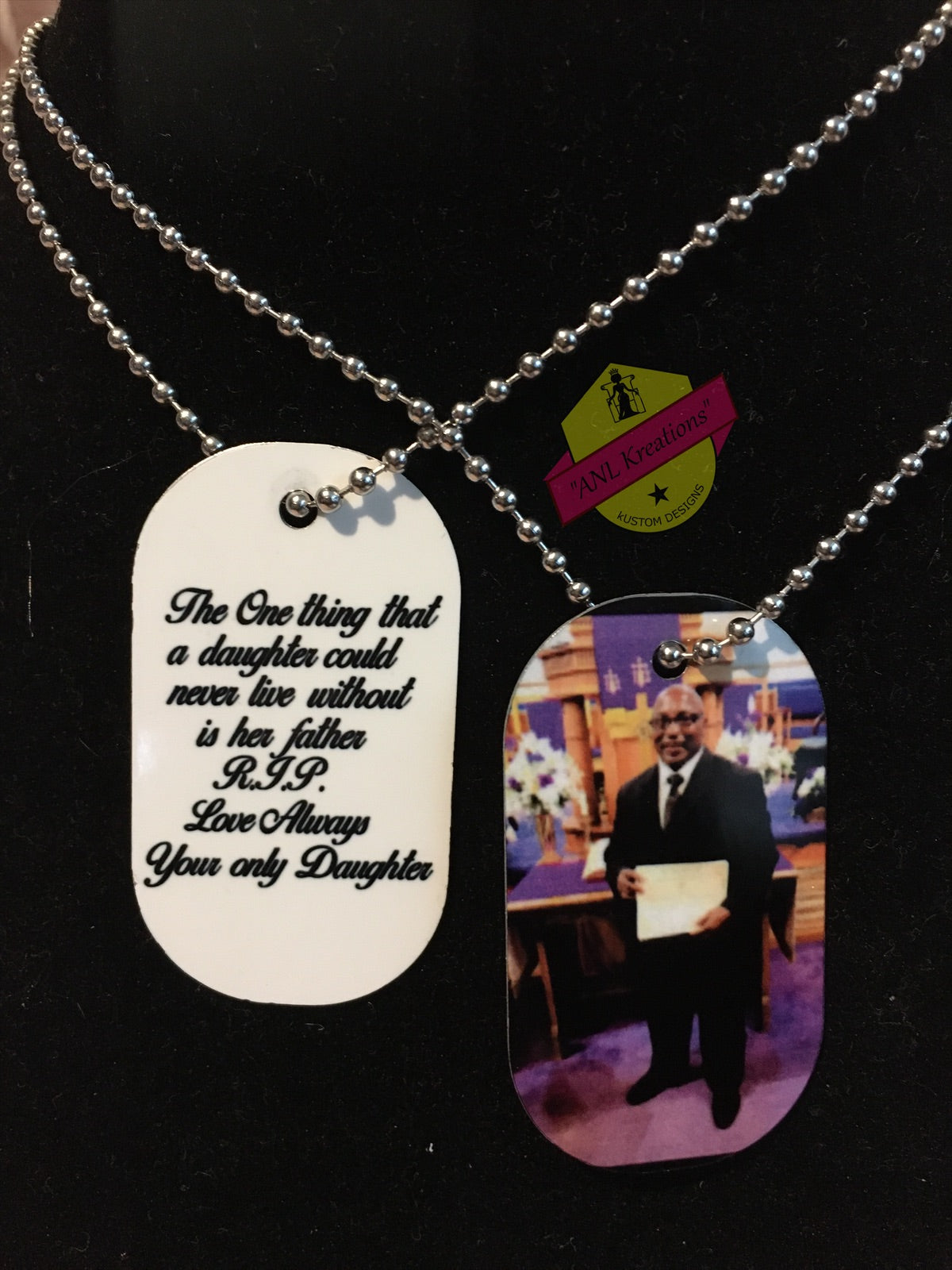 Personalized Photo Dog Tag
