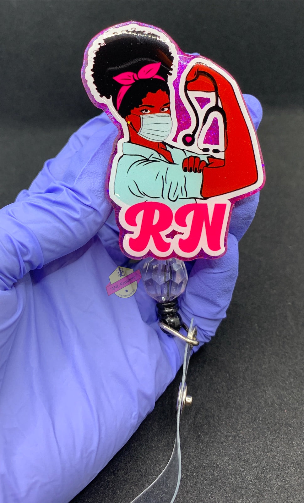 Custom Badge Reels, Work Badge Reel, RN, LPN, CNA, CMA, RMA, PA, NP, Pharmacy Tech, Lab Tech
