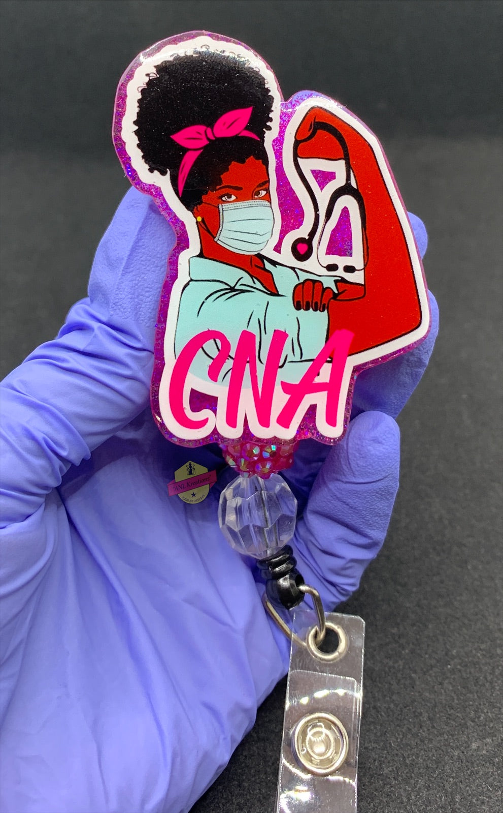 Custom Badge Reels, Work Badge Reel, RN, LPN, CNA, CMA, RMA, PA, NP, Pharmacy Tech, Lab Tech