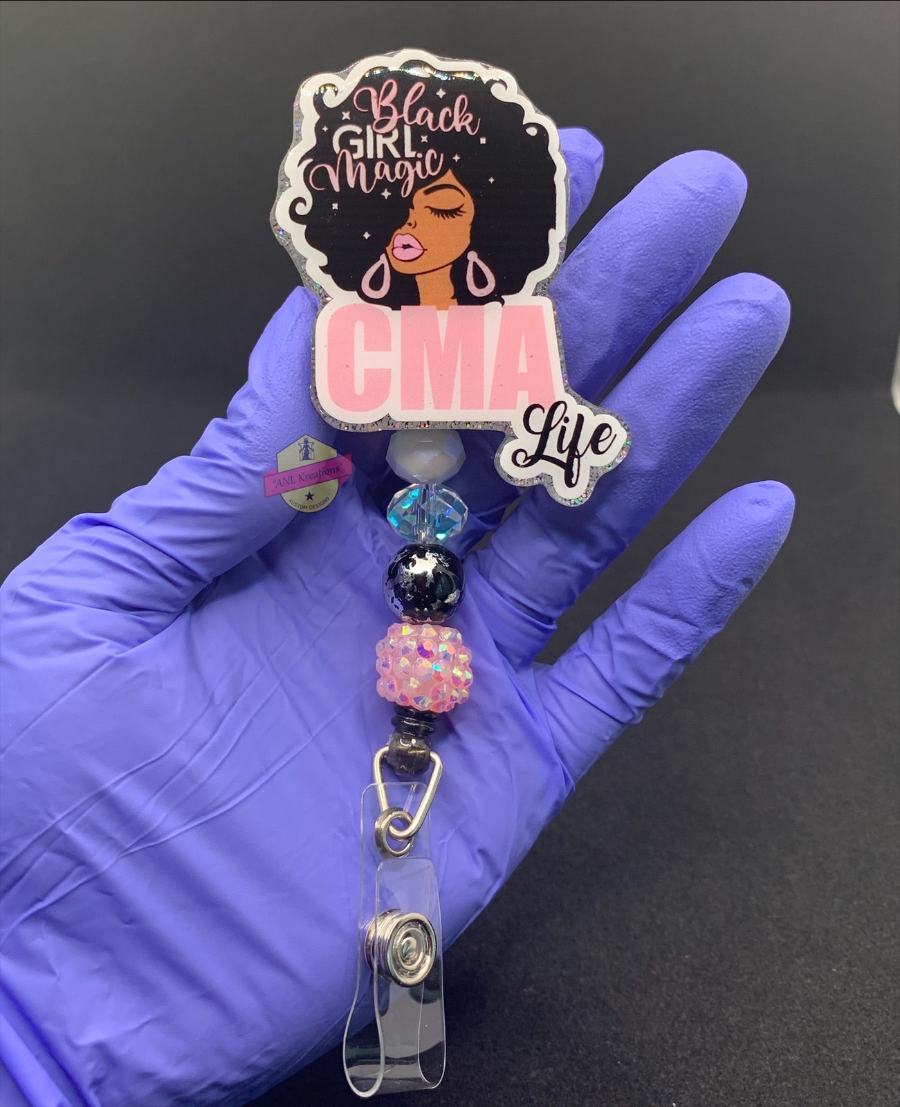 Custom Badge Reels, Work Badge Reel, RN, LPN, CNA, CMA, RMA, PA, NP, Pharmacy Tech, Lab Tech