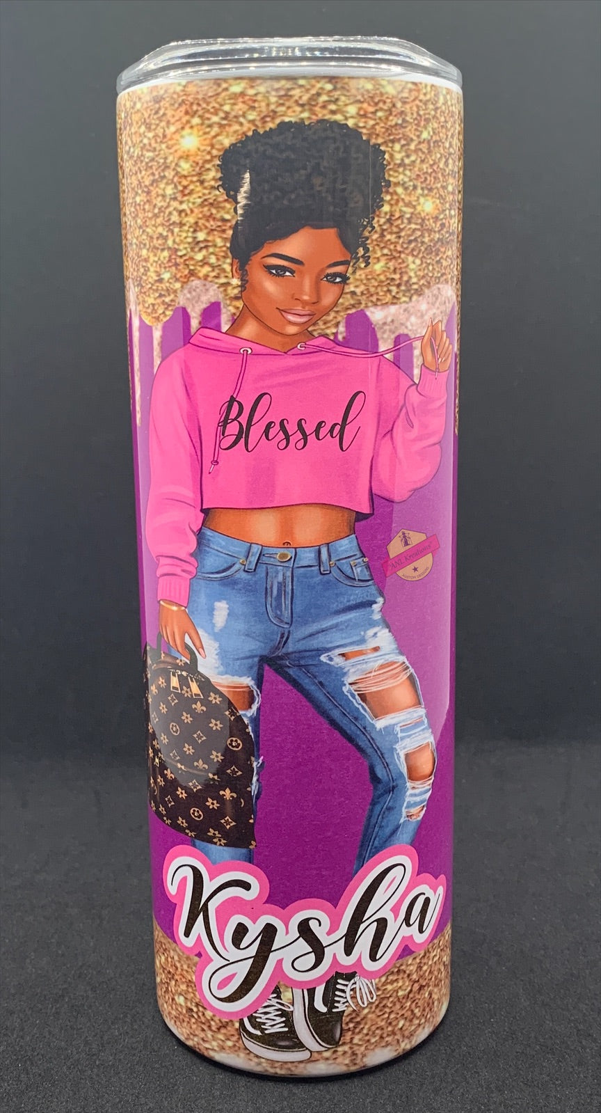 Customized 20oz Blessed Stainless Steel Sublimated Tumbler