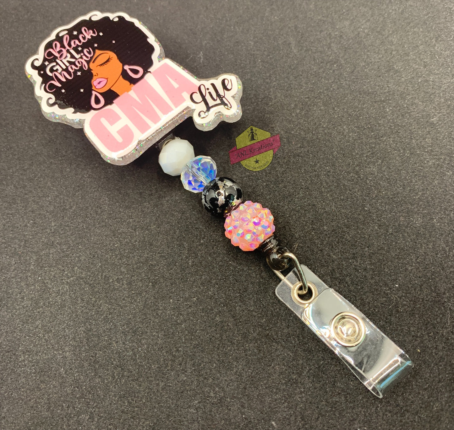 Custom Badge Reels, Work Badge Reel, RN, LPN, CNA, CMA, RMA, PA, NP, Pharmacy Tech, Lab Tech