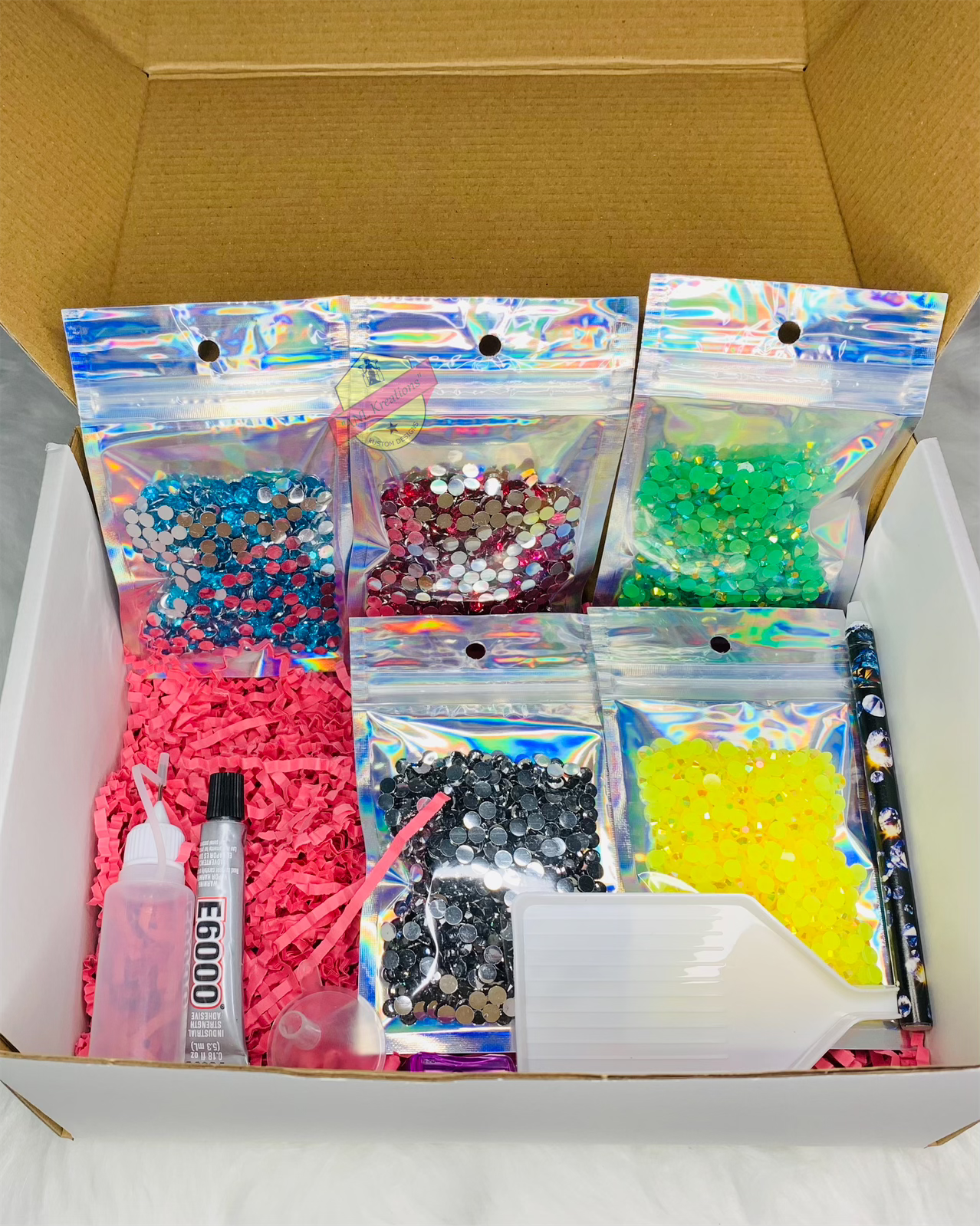 Rhinestone Bling Box Starter Kit with and without Tumbler