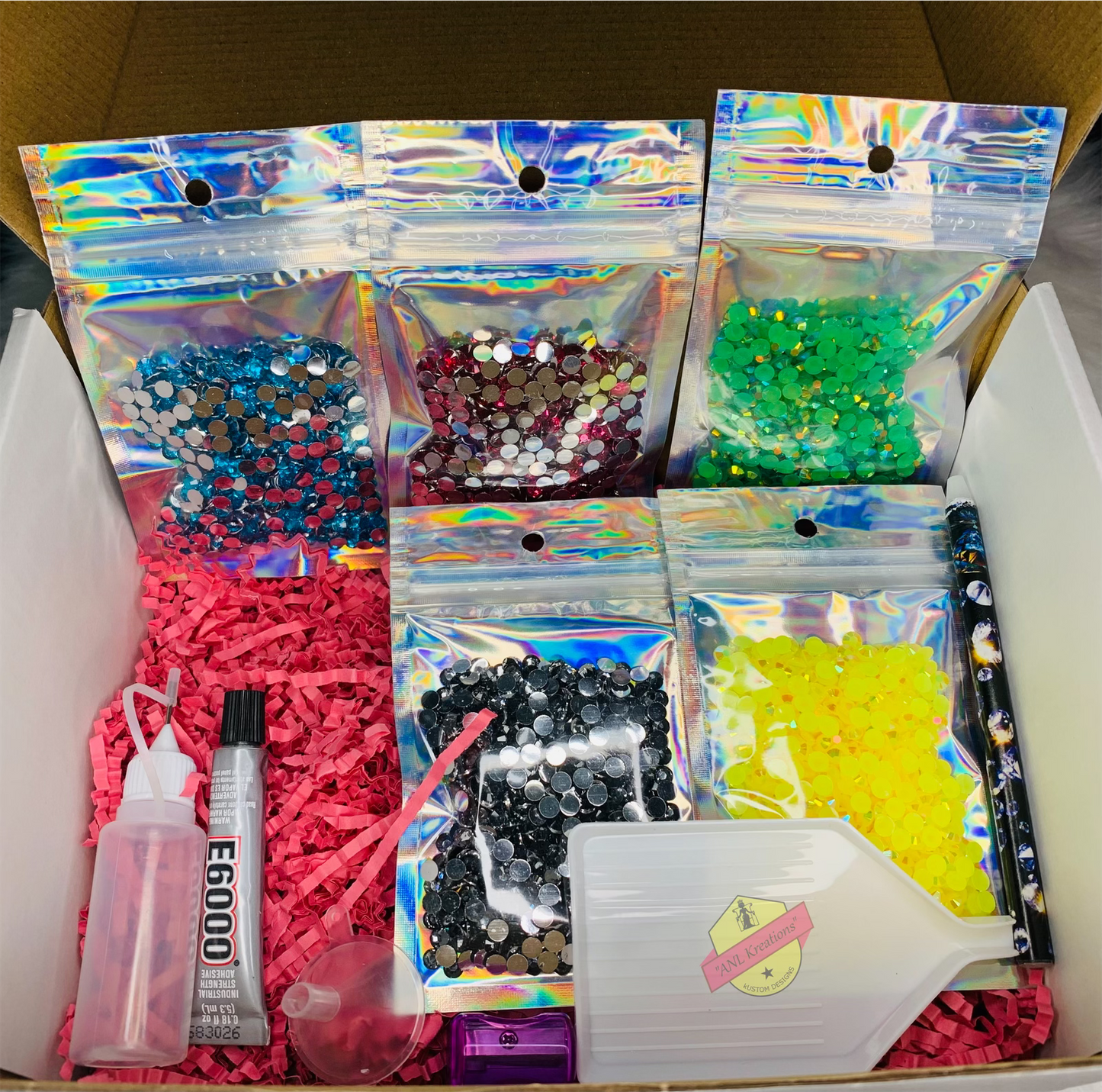 Rhinestone Bling Box Starter Kit with and without Tumbler