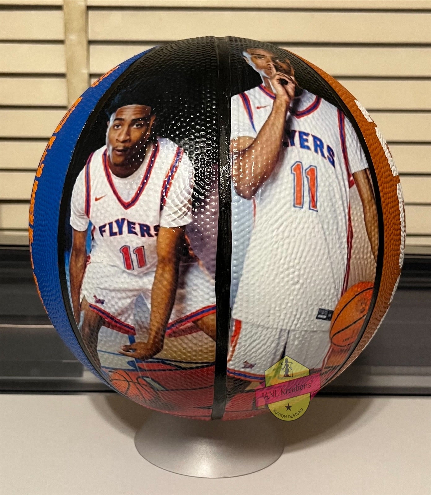 Customized Basketball or Football (For Display Purposes Only)