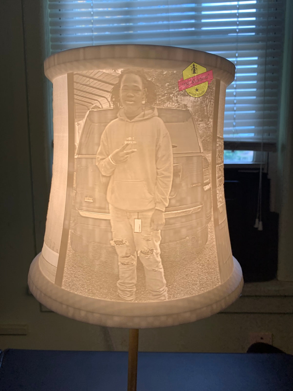 Custom Lampshade Only (Lamp Not Included)