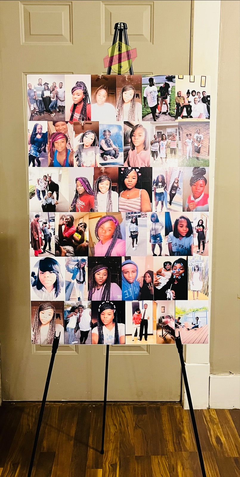 Custom Photo Board, Memorial Welcome Board