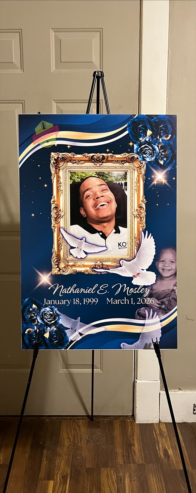 Custom Photo Board, Memorial Welcome Board
