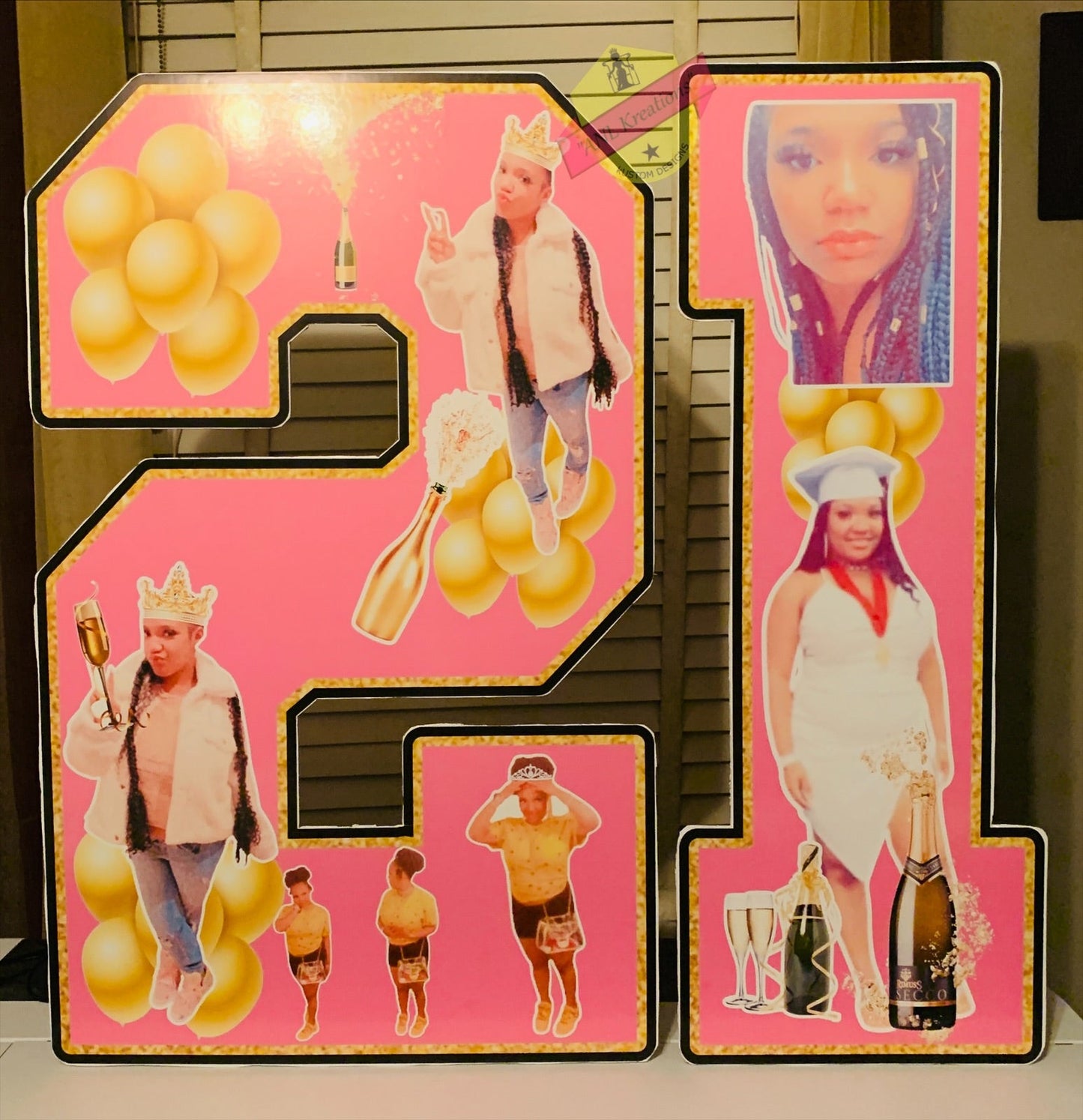 Custom Large Number Cut Outs