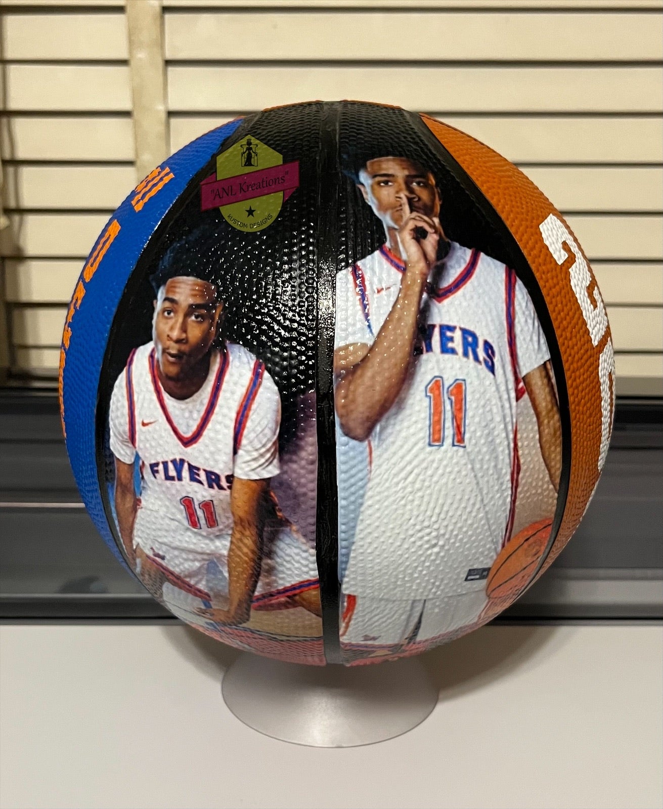 Customized Basketball or Football (For Display Purposes Only)