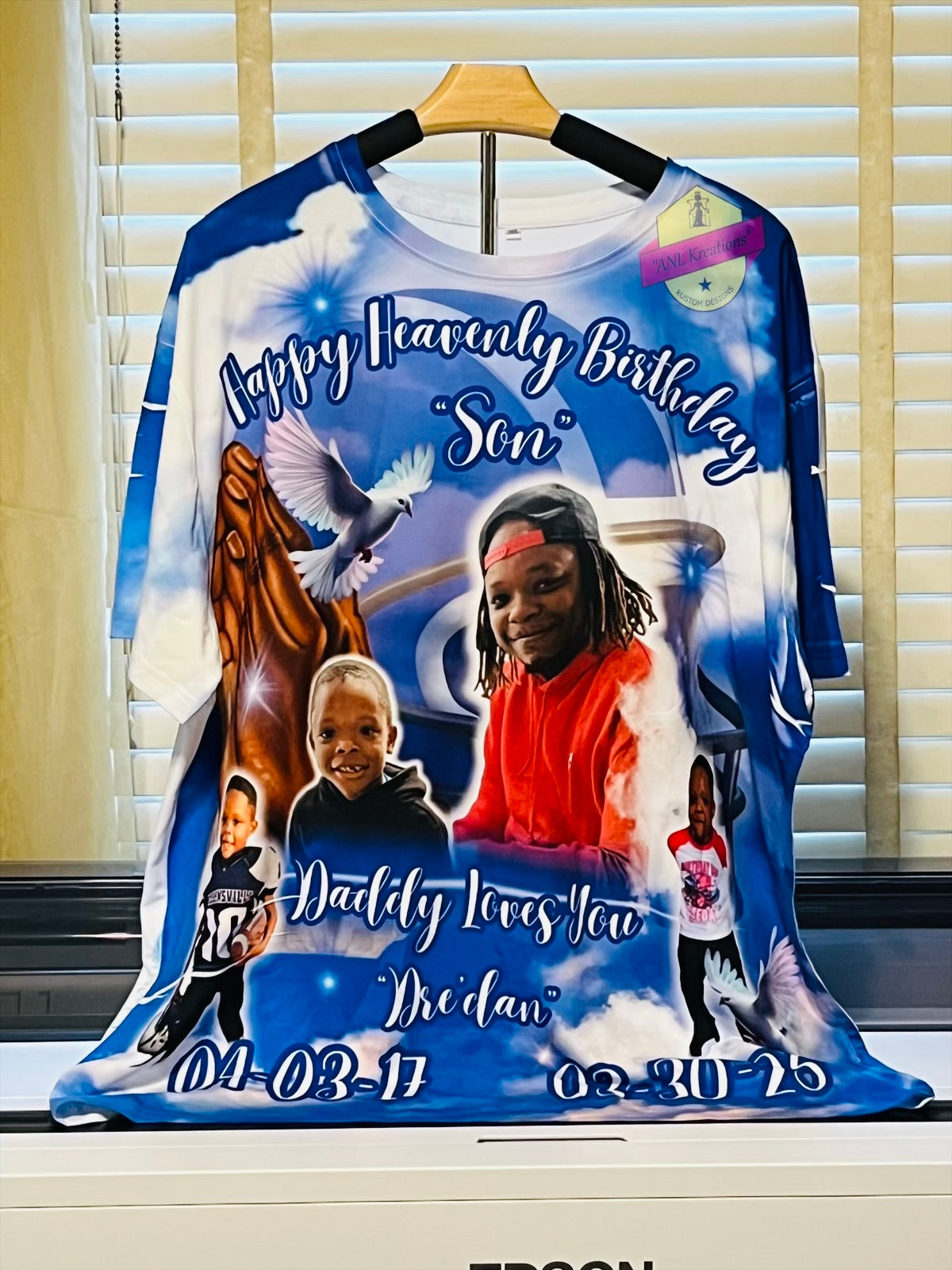 Adult Custom All Over 3-D Shirts