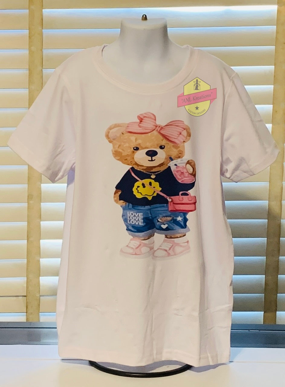 Children/kids Custom Middle/ Center Print Image Shirts
