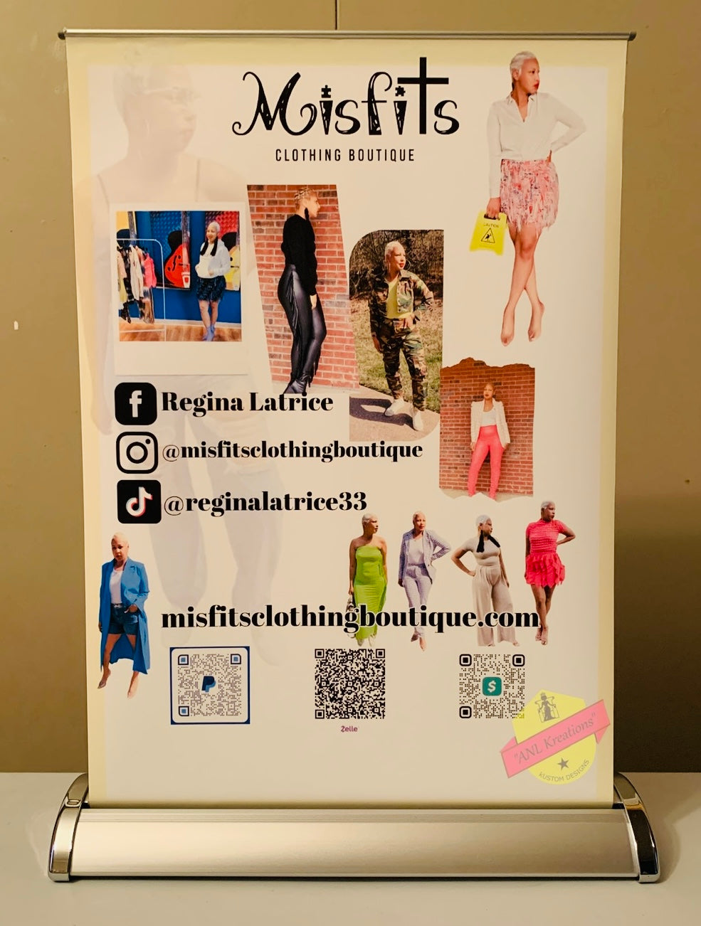 Mini Tabletop Retractable Banner